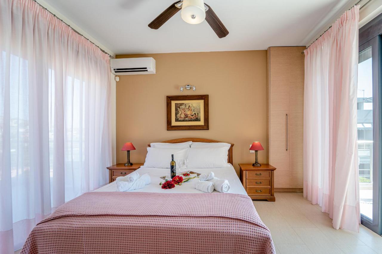 Villa The Palm, Beach & Airport Closeby - Pool Pórto Ráfti Eksteriør bilde