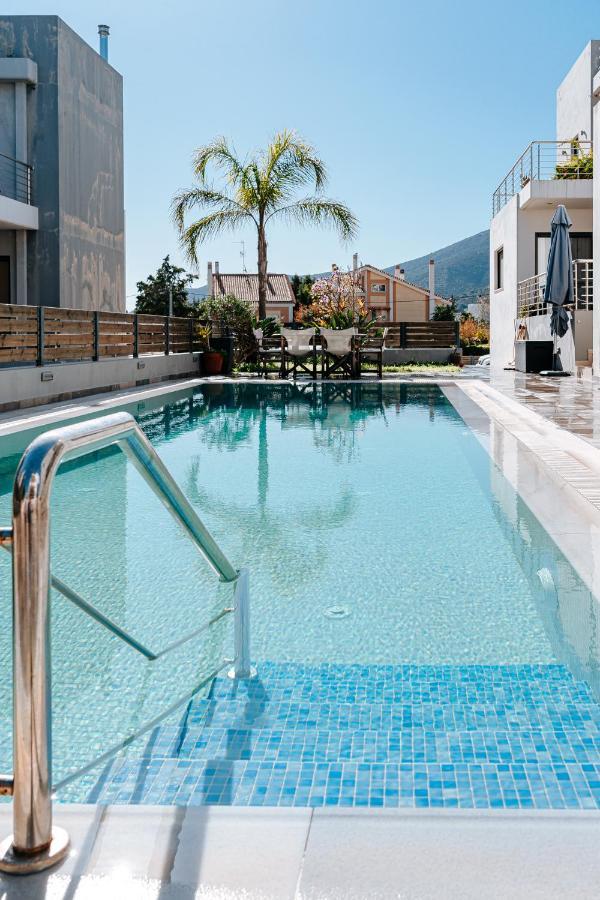 Villa The Palm, Beach & Airport Closeby - Pool Pórto Ráfti Eksteriør bilde