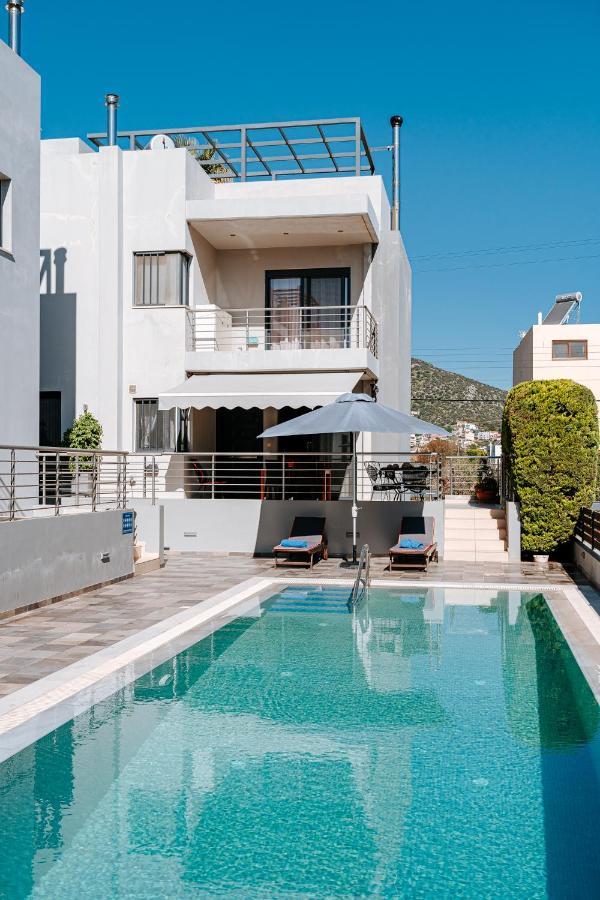 Villa The Palm, Beach & Airport Closeby - Pool Pórto Ráfti Eksteriør bilde